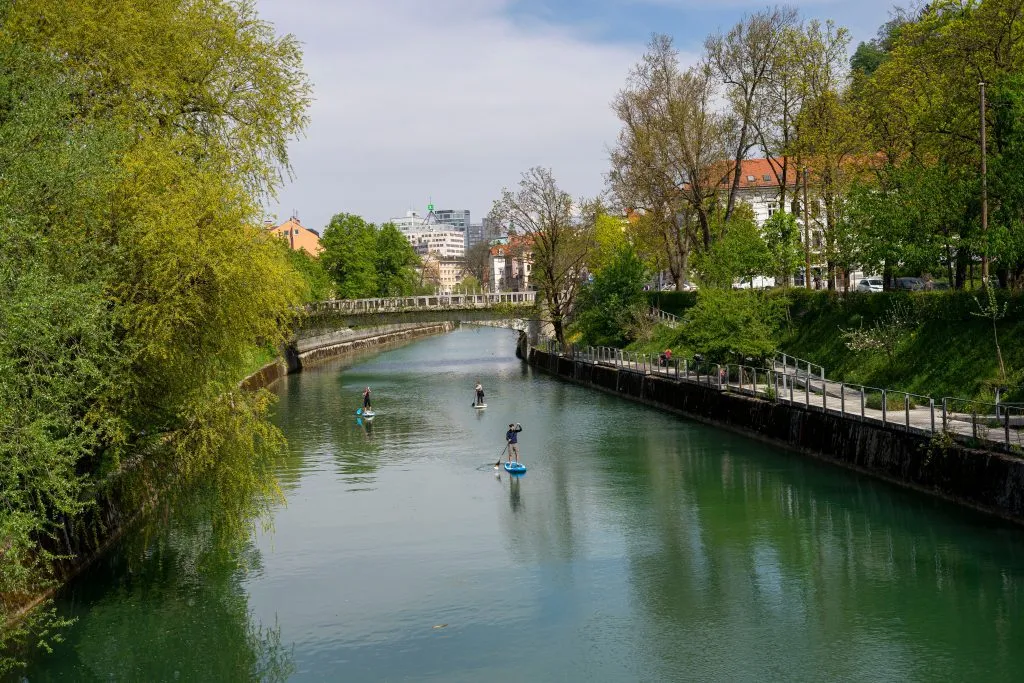 SUP Slowenien Ljubljanica